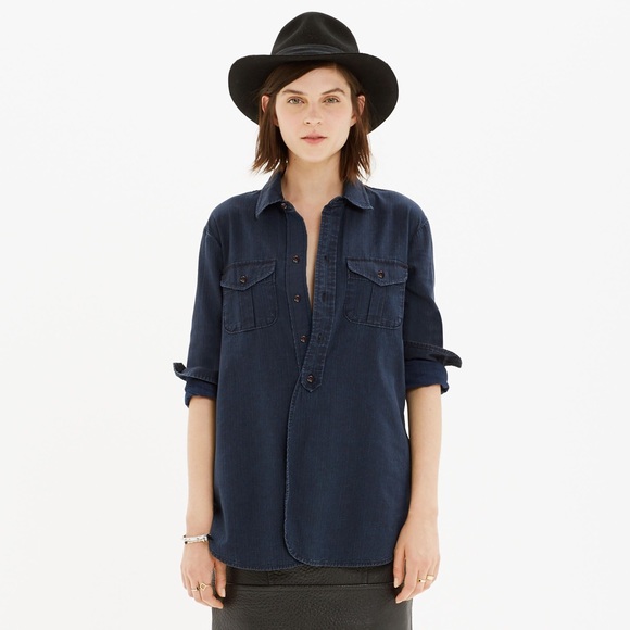 Madewell Tops - Madewell Rivet & Thread Denim Workshirt